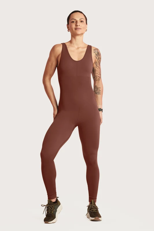 Macacão Seamless Basic Chocolate - 6450 / P