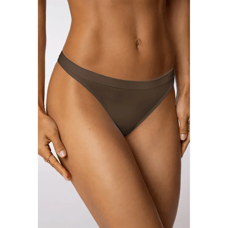 Calcinha Fio Sem Costura Feminina Lupo Tamanho: GG (48 a 50) | Cor: Canela