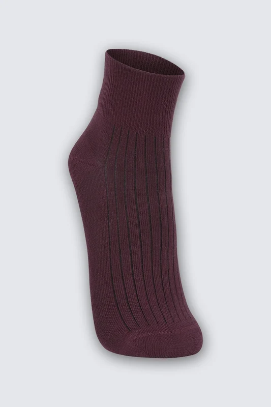 MEIAS SOQUETE FEMININO ADULTO LUPO Ameixa / 34 a 39