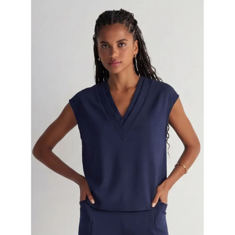 Colete Interlock Luxury 21578 Inblue GG