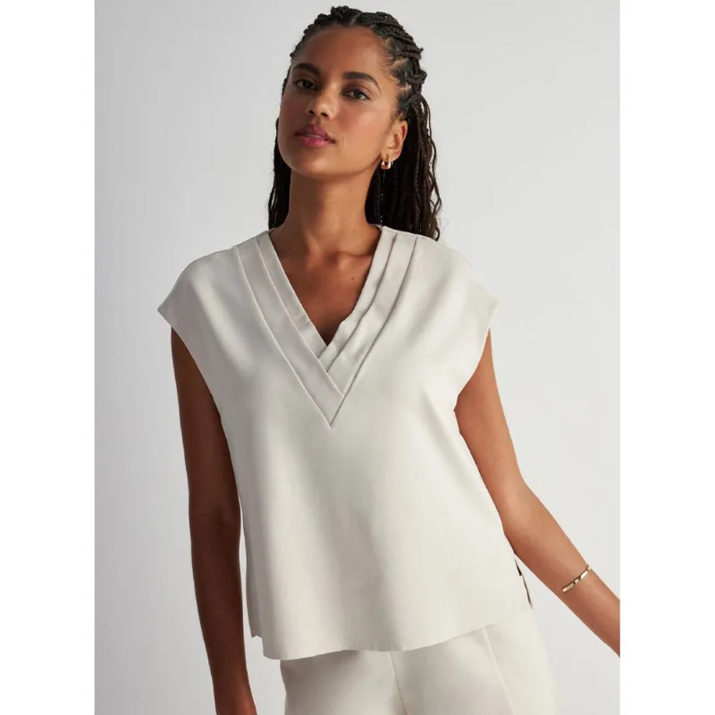 Colete Interlock Luxury 21578 Nevoa GG