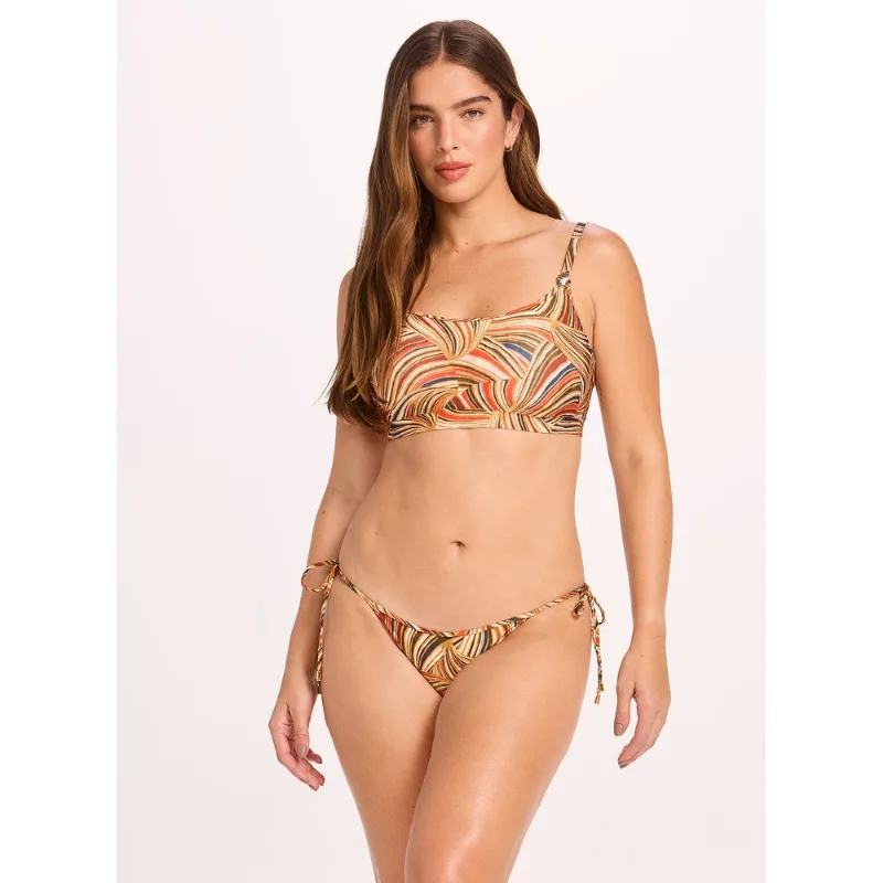 Biquíni Tanga Tirinha Franzy Back Estampado 15086 Conchas em Cor G