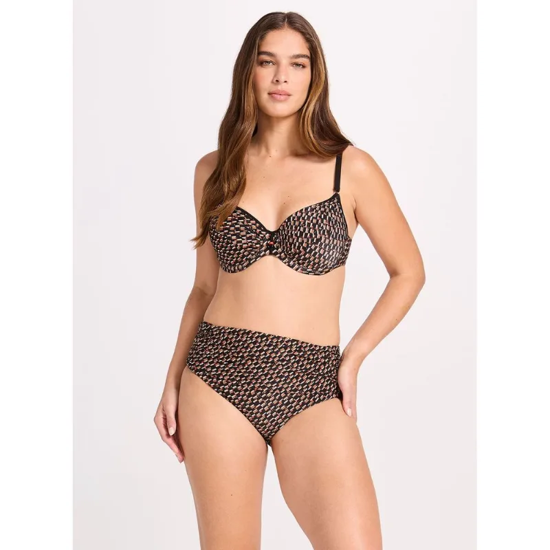 Biquíni Hot Panty Control Estampado 15076 Junco Pop M