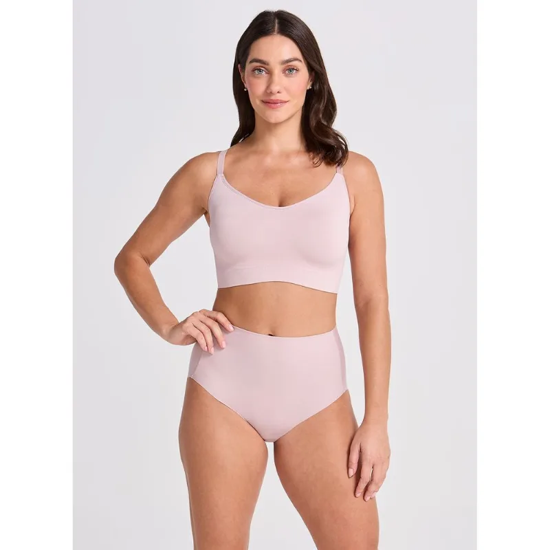 Calcinha Cintura Alta Frente Dupla Adaptive Zero Marcas 50604 Blush 3G