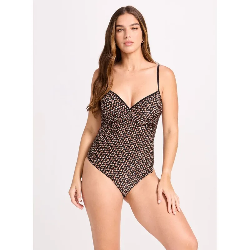 Maiô Costas Super Decotado Estampado 15072 Junco Pop M44