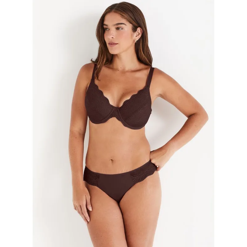 Sutiã Super Lift com Bojo Manta Vellumare 57535 Tannat 44F