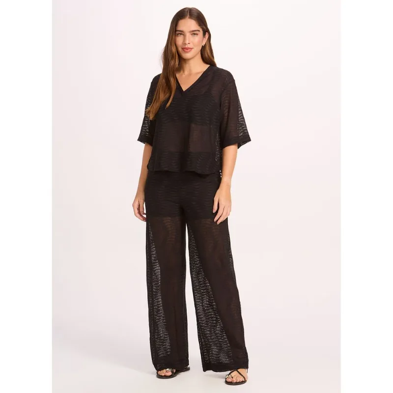 Calça Pantalona Laise 19610 Super Black 46