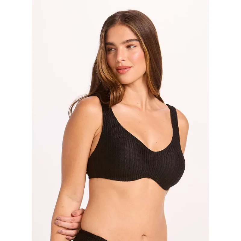 Biquíni Sutop® Beach Estruturado Neocrochet 18519 Super Black 48BC