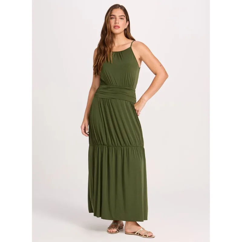 Vestido Alcinha Longo 23726 Seagrass G