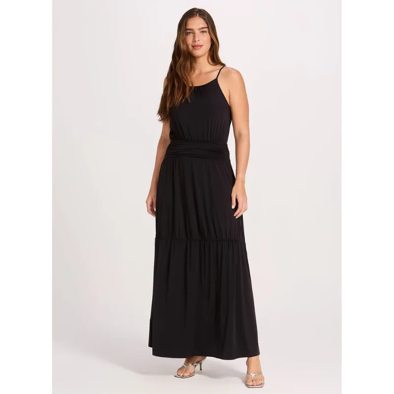 Vestido Alcinha Longo 23726 Preto P
