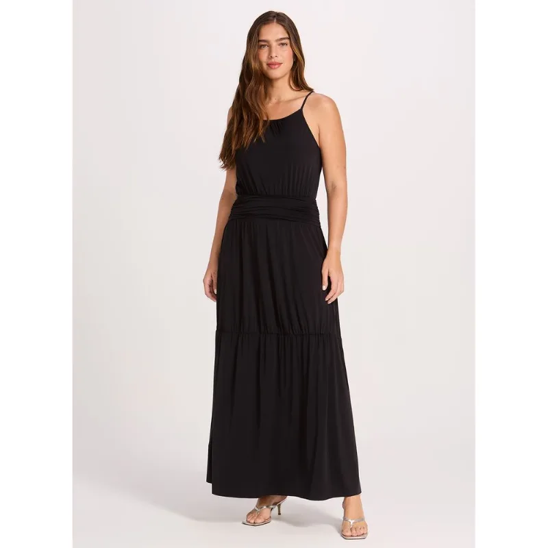 Vestido Alcinha Longo 23726 Preto G