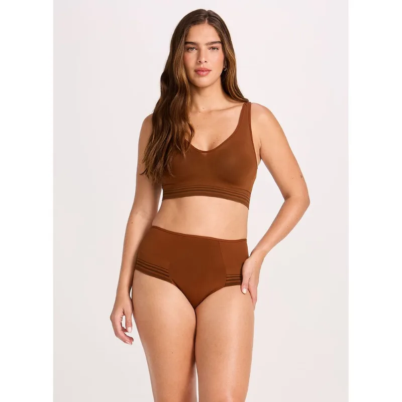 Calcinha Hot Panty Sides Oxigênio Adaptive 50830 Canela P