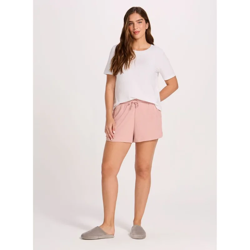 Shorts de Pijama com Bolso 20721 Rose Sereno P