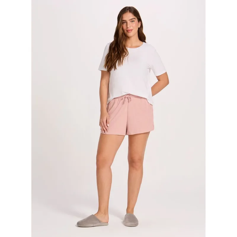 Shorts de Pijama com Bolso 20721 Rose Sereno G