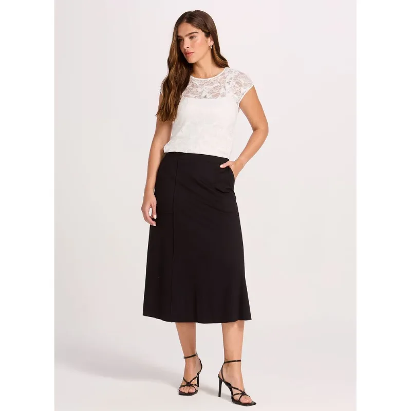 Saia Com Bolso 24675 Super Black 42