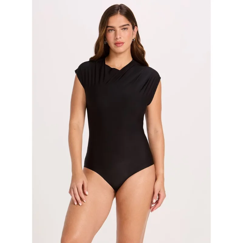 Body Drapeado Zero Marcas 23256 Super Black G