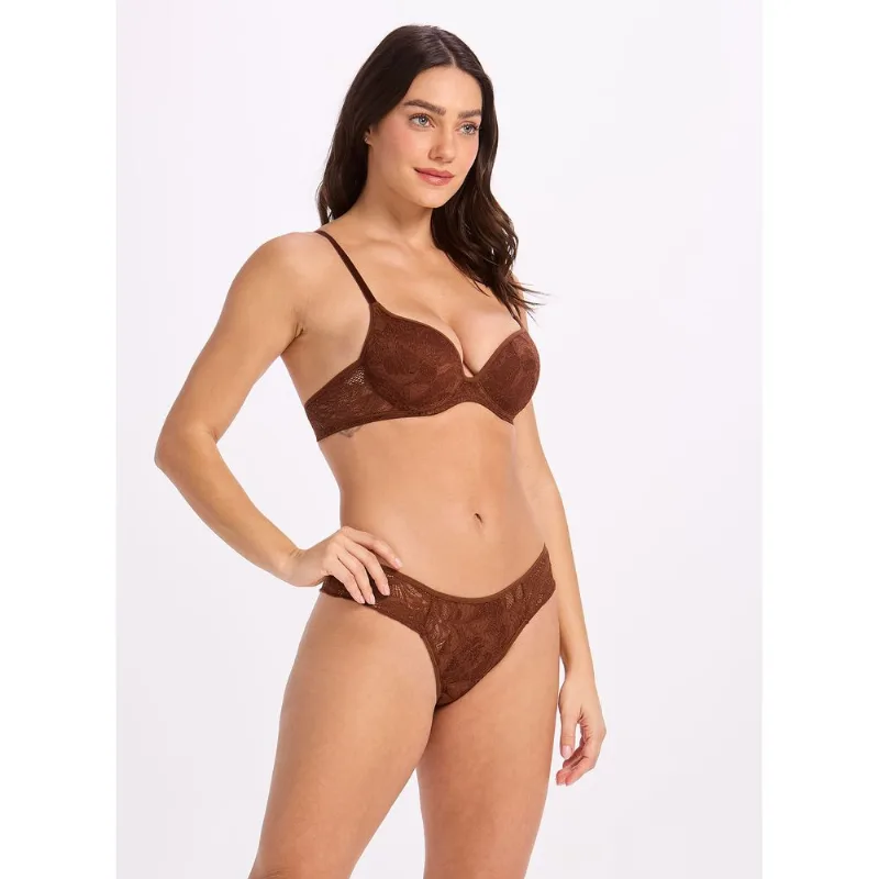 Calcinha Tanga Ada 50582 Castanho M