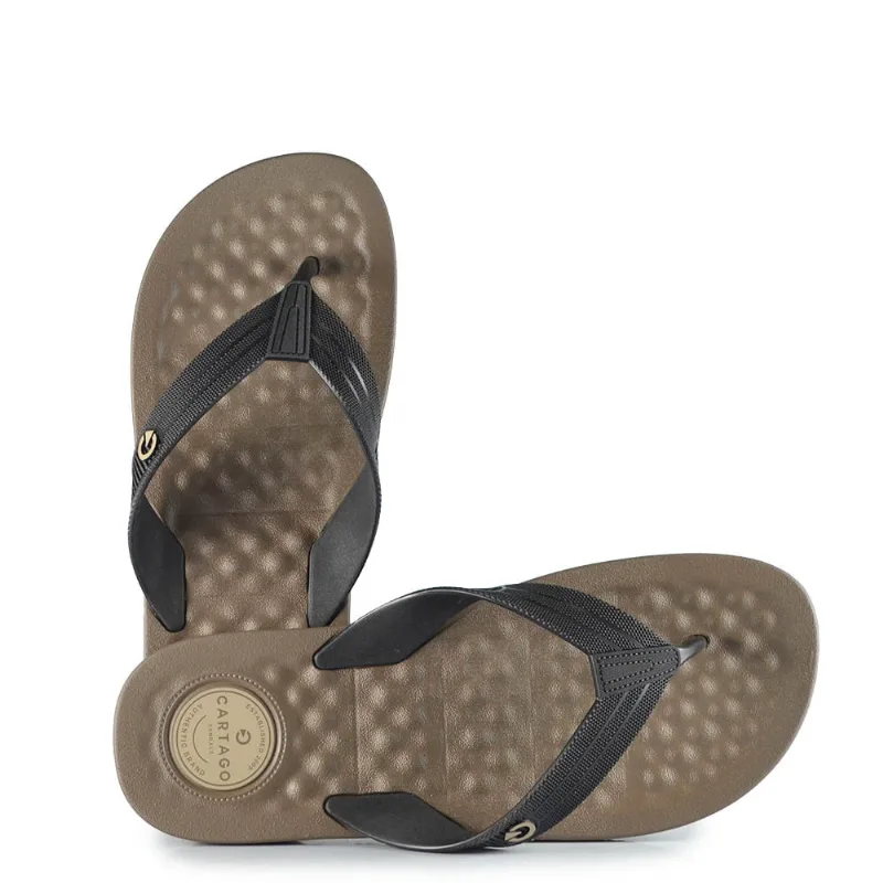 Chinelo Cartago Masculino Arizonal 26 12517 BY295 MARROM/PTO 43/44