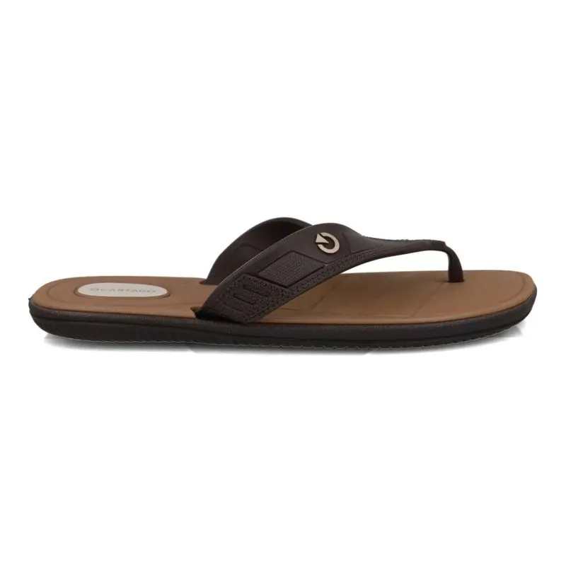 Chinelo Cartago Masculino Marrom Casual 41