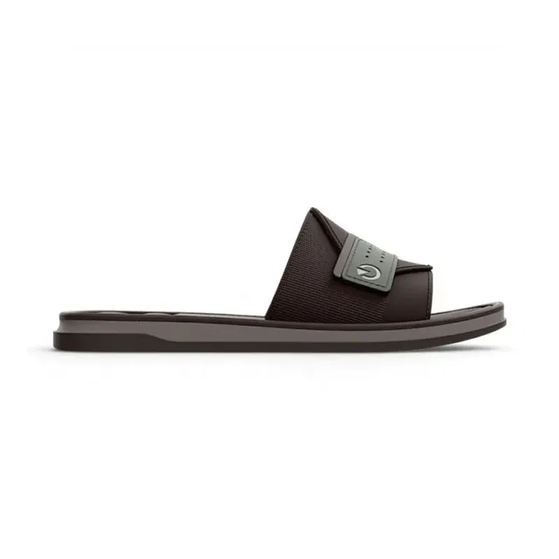 Chinelo Cartago Slide Masculino Marrom Casual 45