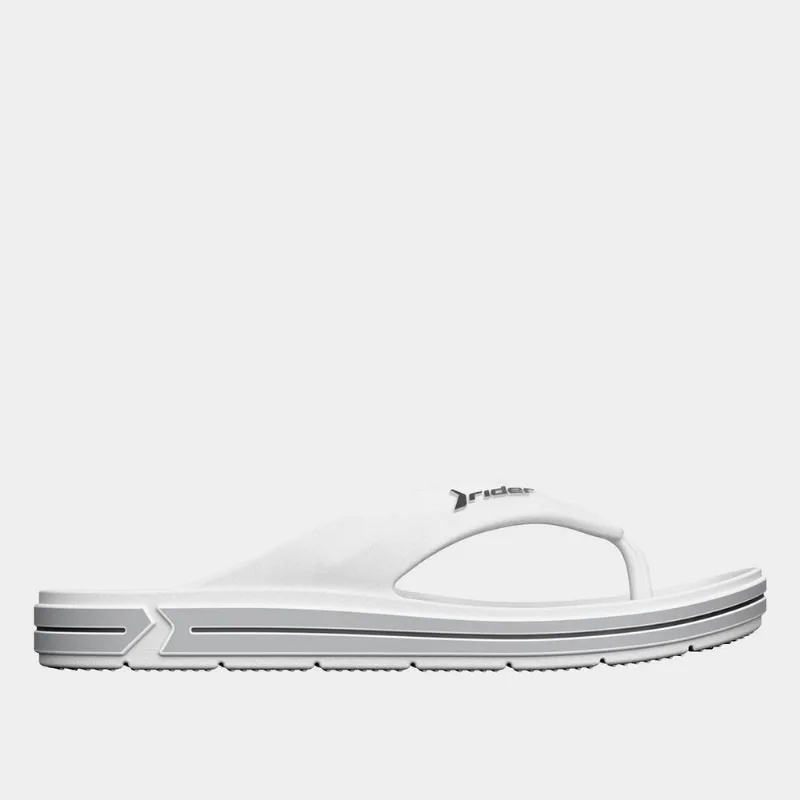 Chinelo Rider Flex Masculino - Masculino - Branco+Cinza