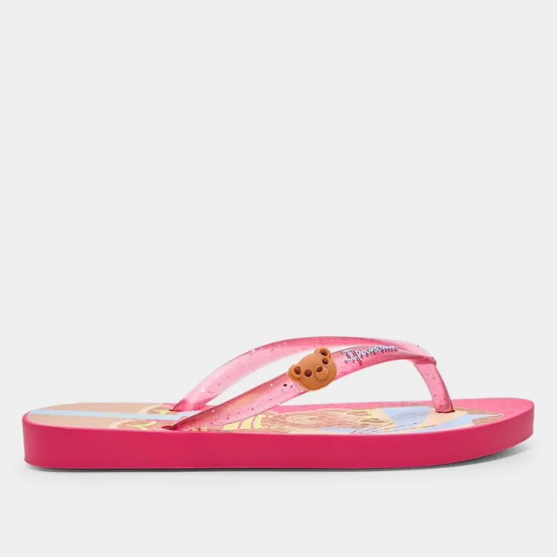 Chinelo Infantil Grendene Ipanema Hype Menina - Menina - Bege+Rosa