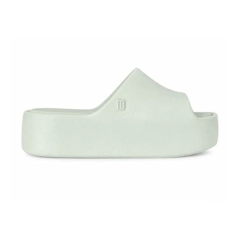 Sandália Plataforma Feminino N°38 Melissa Free Platform Slide Ad Verde Claro (MP)