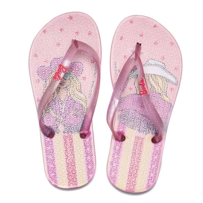 Chinelo Infantil Ipanema Barbie Meu Encanto Glitter Rosa - 23