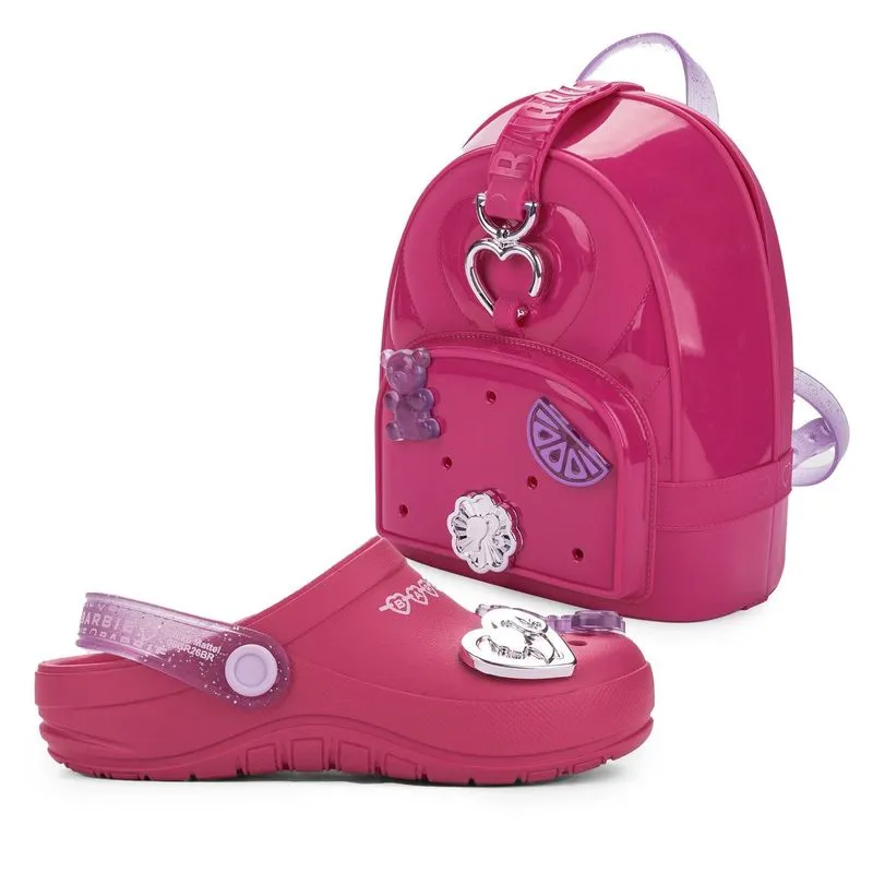 Babuche Grendene Barbie Infantil Rosa 23
