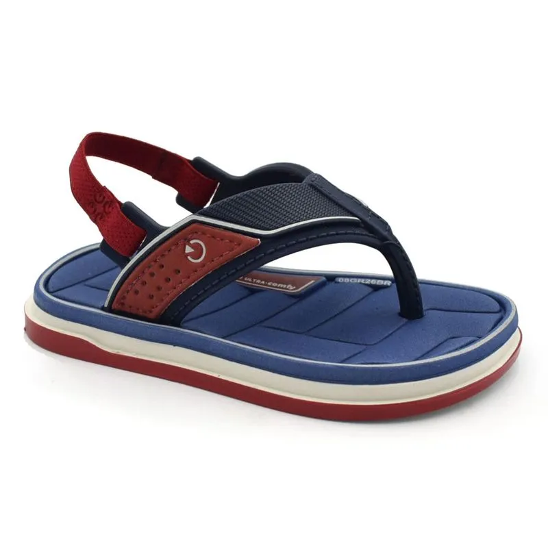 Chinelo de Menino Cartago Malaga III do 19 ao 25 Azul 12712 25