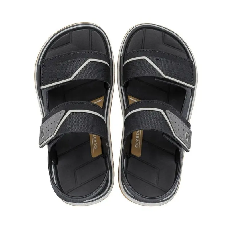 Papete Cartago Mini Velcro Infantil Cinza 28
