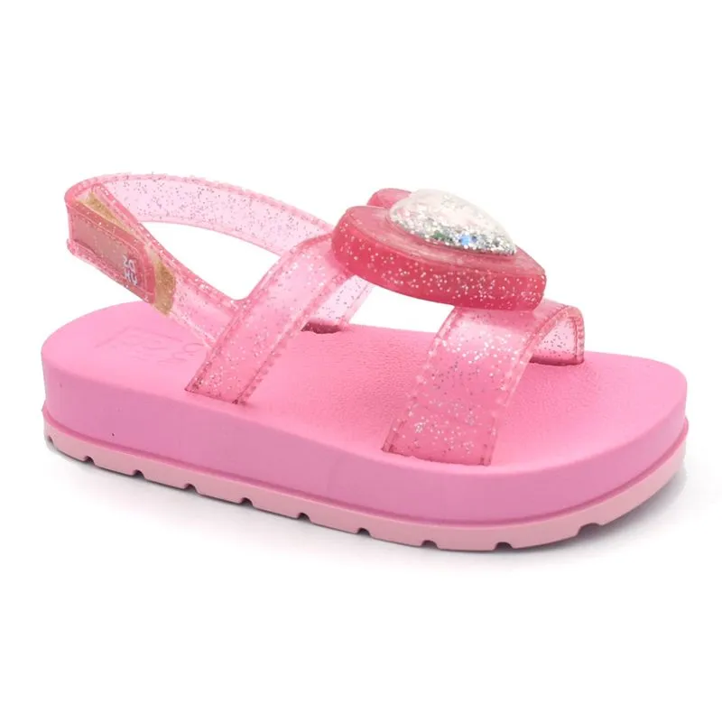Papete de Menina Zaxynina Glimmer com LED do 19 ao 27 Rosa 19527 25