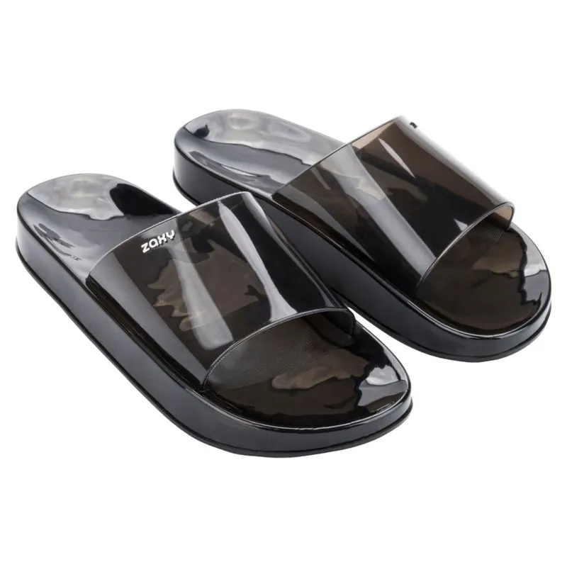 Chinelo Slide Jelly Zaxy Preto 36