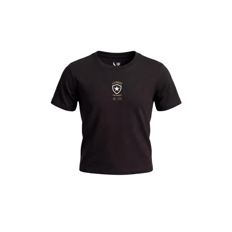 Camiseta Mini Estampa O Mais Tradicional Preta - 8 Anos