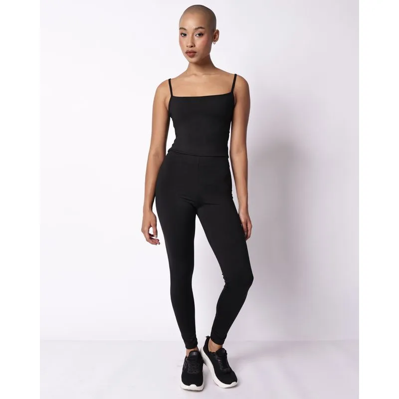 Macacão Fitness Feminino Fitter Preto M