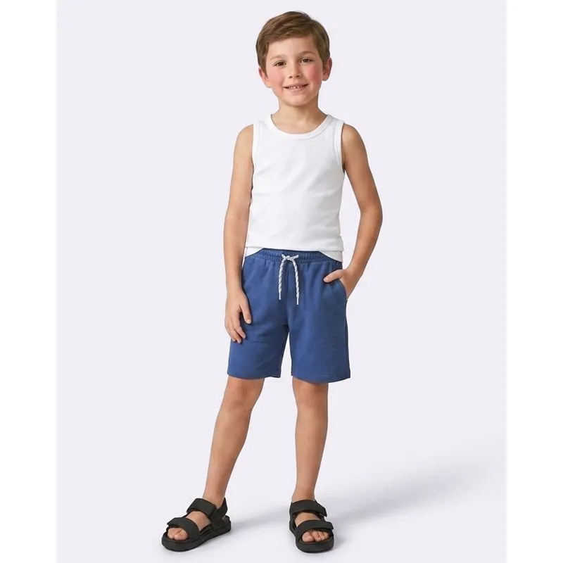 Bermuda Infantil Texturizada Marinho 8
