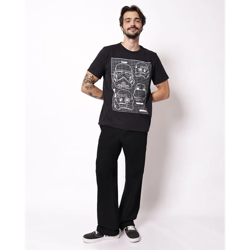 Calça Jeans Masculina Baggy Preta 48