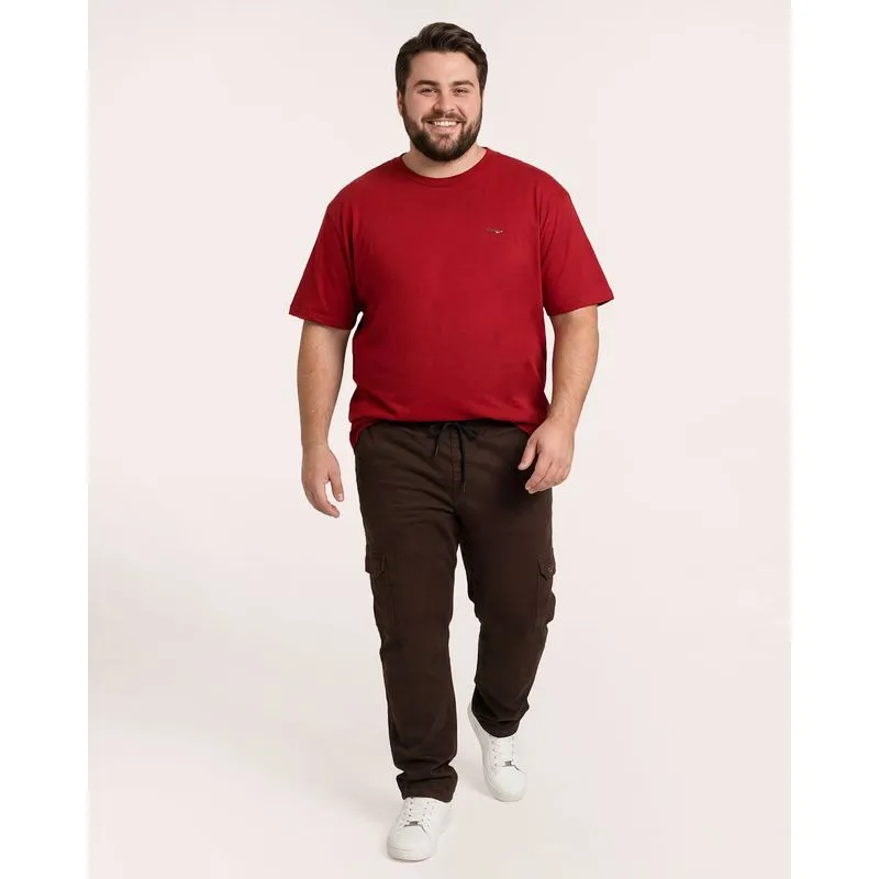 Calça Sarja Plus Size Masculina Ecko Unlimited Reta Marrom 42