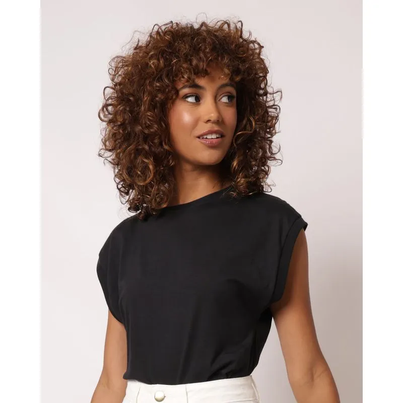 Blusa Feminina Algodão Básica Preta P