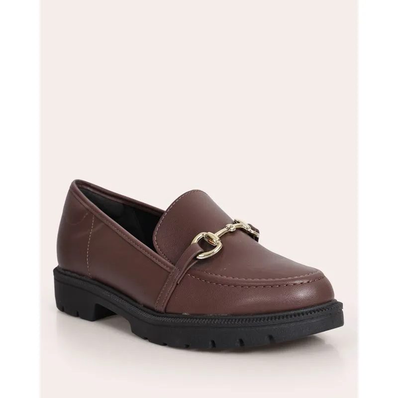 Mocassim Feminino Beira Rio com Fivela Marrom 36