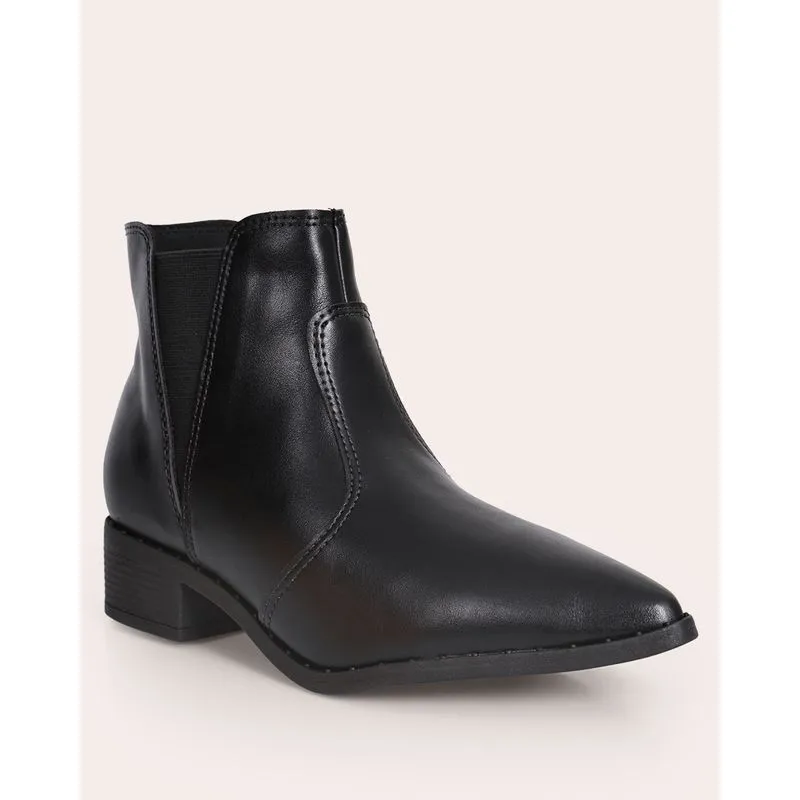 Bota Feminina Beira Rio Western Cano Curto Preta 38