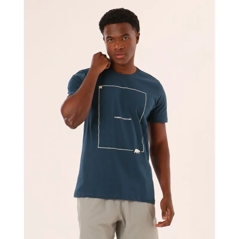 Camiseta Masculina Algodão Surf Manga Curta Verde GG
