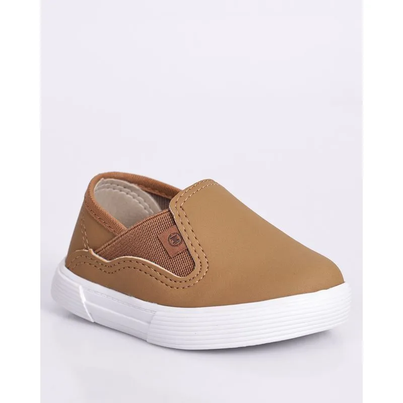 Tênis Bebê Molekinho Slip On Bege 25