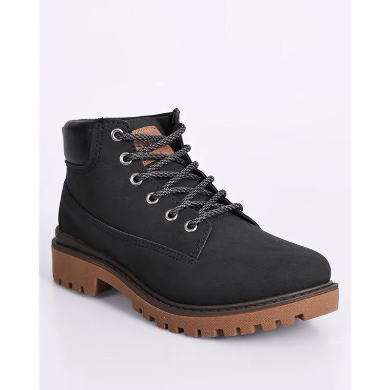 Bota Infantil Molekinho Cano Curto Preto 28