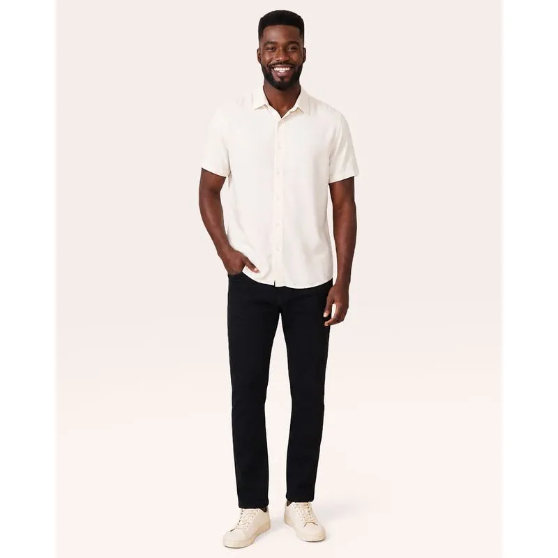 Calça Jeans Masculina Slim com Bolsos Preta 40