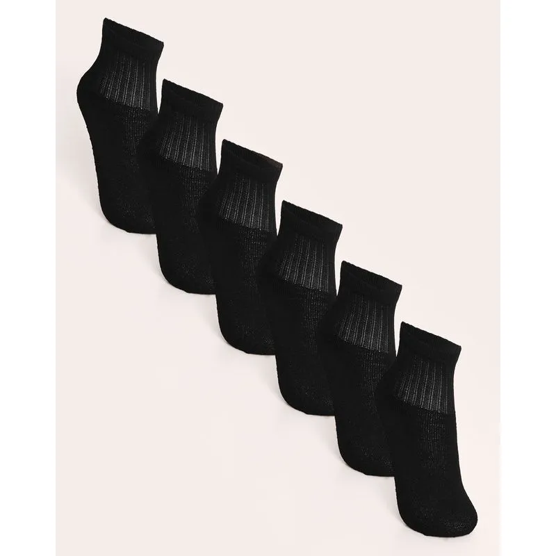 Kit 6 Pares de Meias Masculina Fitter Cano Médio Preto 36 A 40