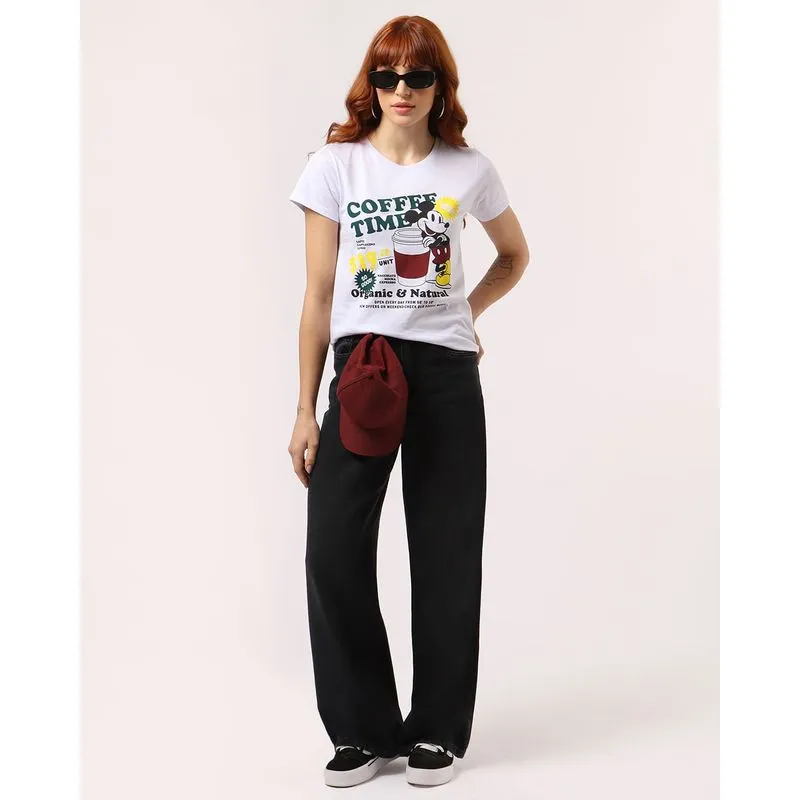 Calça Jeans Feminina Wide Leg Preta 58