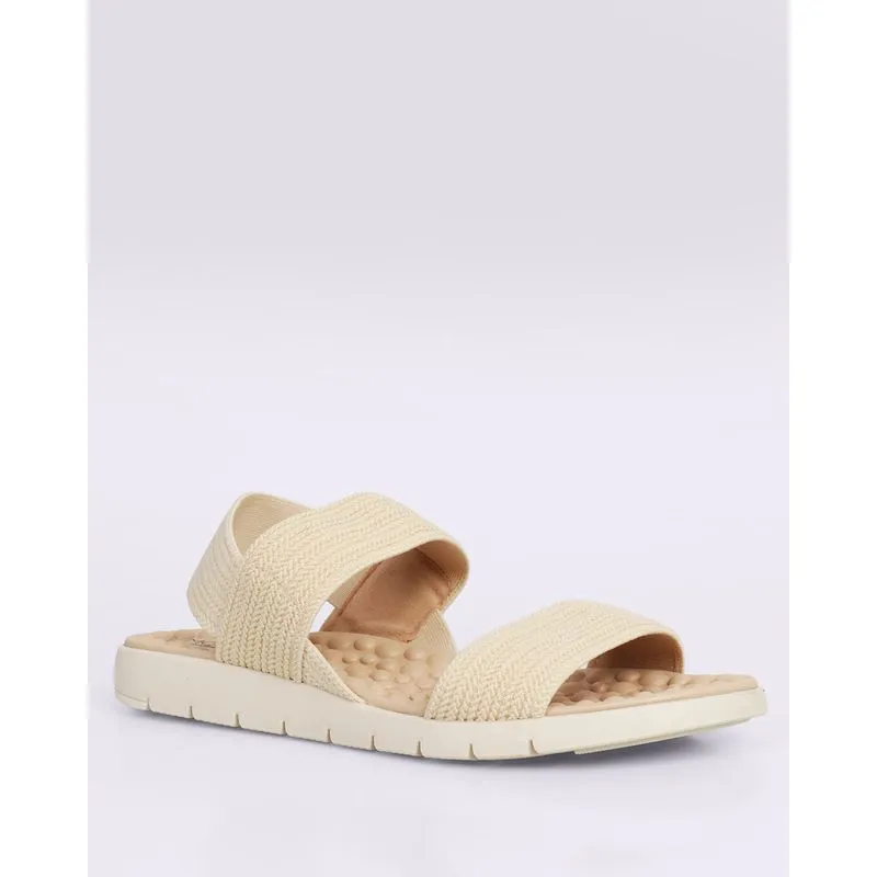 Sandália Feminina Modare Elástico Ultra Conforto Bege 38