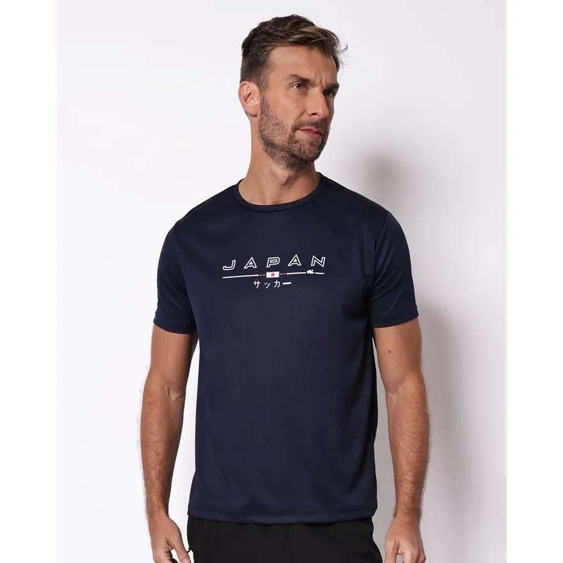 Camiseta Esportiva Masculina Japão Marinho M