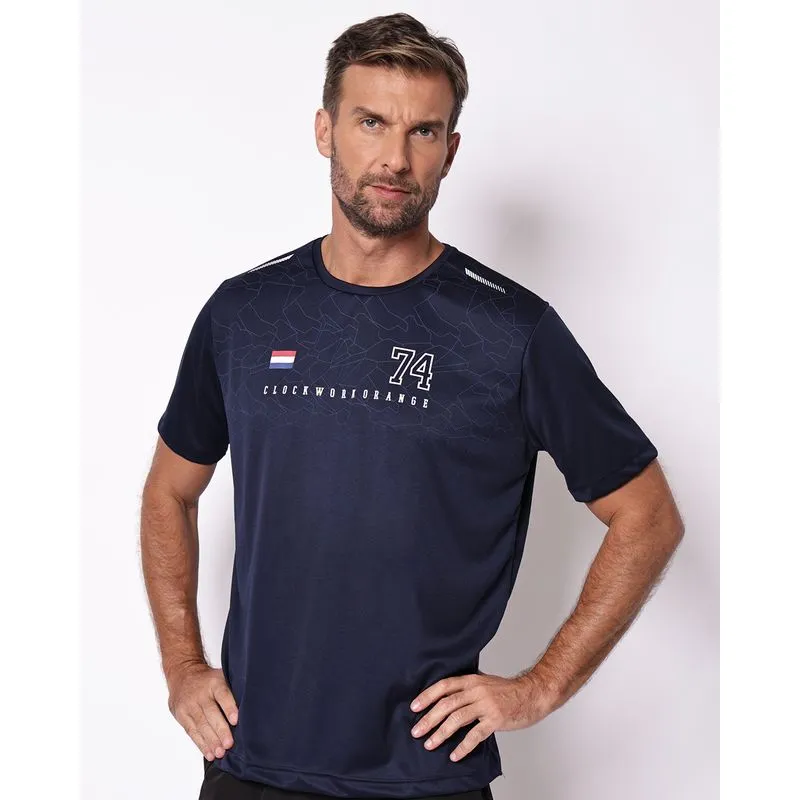 Camiseta Esportiva Masculina França Marinho M